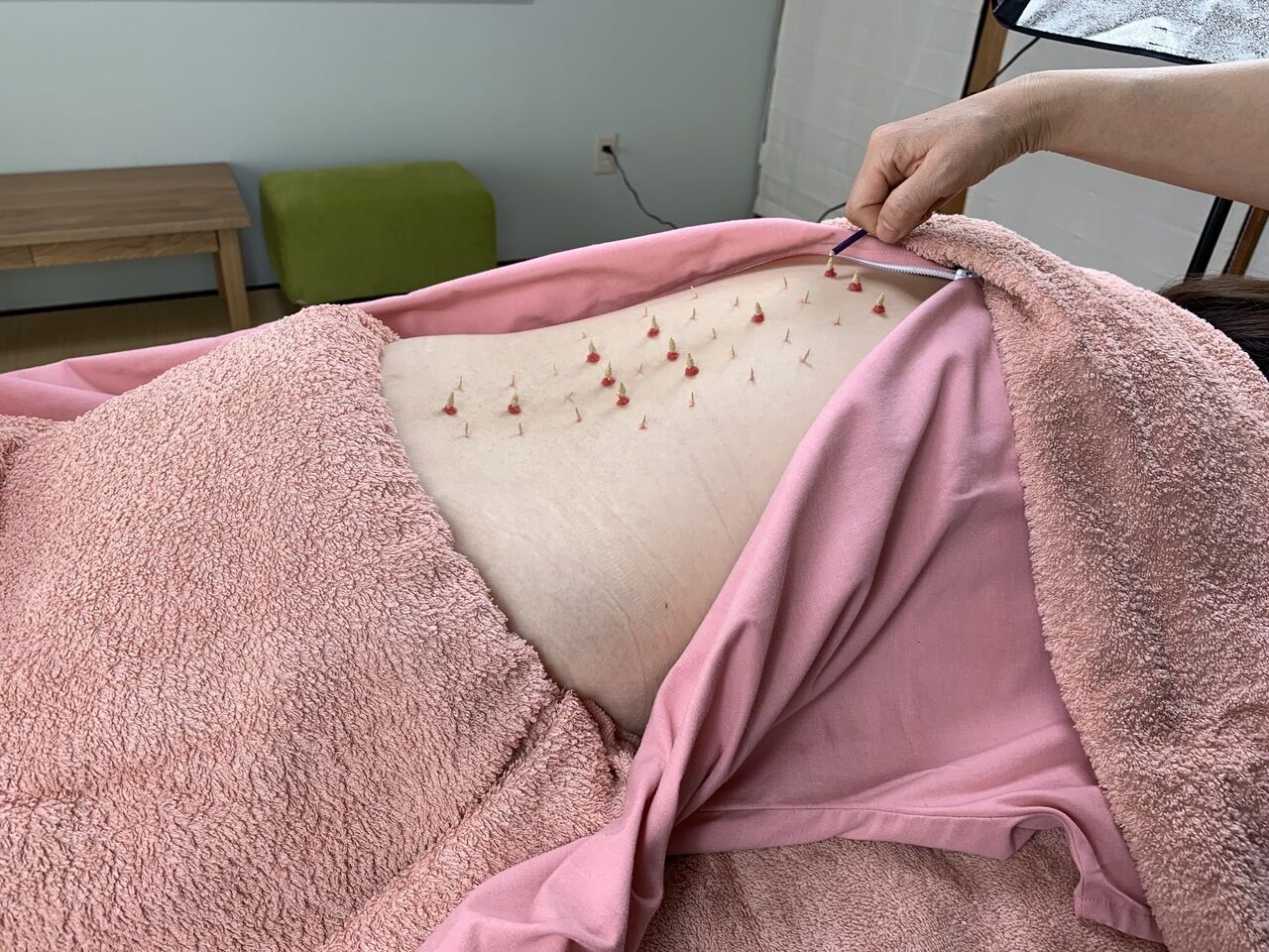 緊張したからだを治療していくのには、リズムもとても大切です。